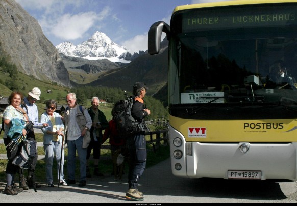 Gratisbenützung öffentlichen Verkehrsmittel in Osttirol: zB: Wanderbus